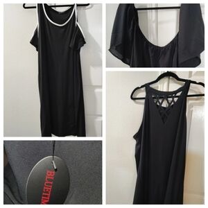 Bundle 3 Cute Pieces XL Shein Curve Bluetime Black Off Shoulder New Top Dress